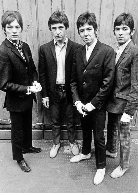 Ian McLagan (far right) keyboard player for The Small Faces, as well as a session player with the Rolling Stones and Bruce Springsteen amongst many others - now sadly missed; born May 12 1945, died December 3 2014. RIP. Great songs; for the unfamiliar give "The Autumn Stone" a listen! Ronnie Lane, Steve Marriott, Faces Band, Humble Pie, Mod Scooter, 1960s Music, 60s Music, British Music, Greatest Rock Bands