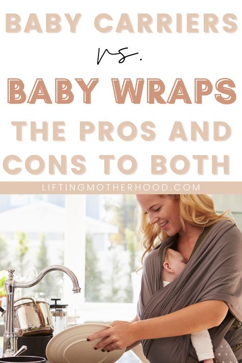 There’s a list of pros and cons to baby carriers vs wraps. Some moms love wraps and others prefer the heavy-duty feel of a baby carrier. I personally wanted to splurge on either a baby carrier or a baby wrap. But I wasn’t sure what brand or type I wanted to buy until I did my research. baby carrier | baby wrap | moby wrap | lilliebaby carrier | ergobaby carrier Best Baby Sling, Newborn Baby Shopping, Ergobaby Carrier, Mom Fail, Moby Wrap, Weight Baby, Love Mom Quotes, Fur Mom, Wrap Carrier