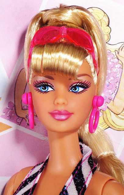 Then and Now® Bathing Suit Barbie® - Made in Indonesia Plastic Molding, Hello Kitty Jewelry, Barbie Makeup, Chic Chic, Box Toys, Im A Barbie Girl, Malibu Barbie, Beautiful Barbie Dolls, Barbie I