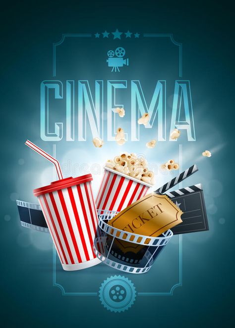 Cinema Poster Design Template. Popcorn box; disposable cup for beverages with st , #spon, #Popcorn, #box, #disposable, #Template, #Cinema #ad Cinema Poster Design, Cinema Moodboard, Wallpaper Cinema, Cinema Wallpaper, Popcorn Posters, Movie Poster Template, Deco Cinema, Cinema Ticket, Film Reels