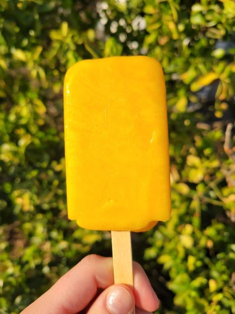 mango popsicle Popsicles Aesthetic, Mango Popsicles, Summer Wallpaper Iphone, Summer Popsicles, Mango Ice Cream, Ice Cream Stick, Cream Aesthetic, Summer Wallpaper, Popsicles