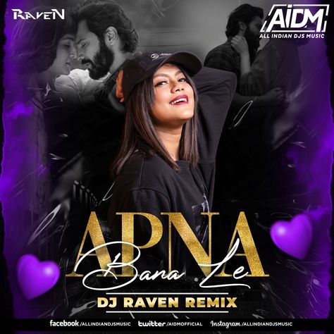 Apna Bana Le (Remix) - DJ Raven Download: http://bit.ly/3JlMzXZ #apnabanale #remix #djraven #aidm #allindiandjsmusic Apna Bana Le, Arijit Singh, Kriti Sanon, Brand Creation, Varun Dhawan, Dj, Branding, Songs, Music