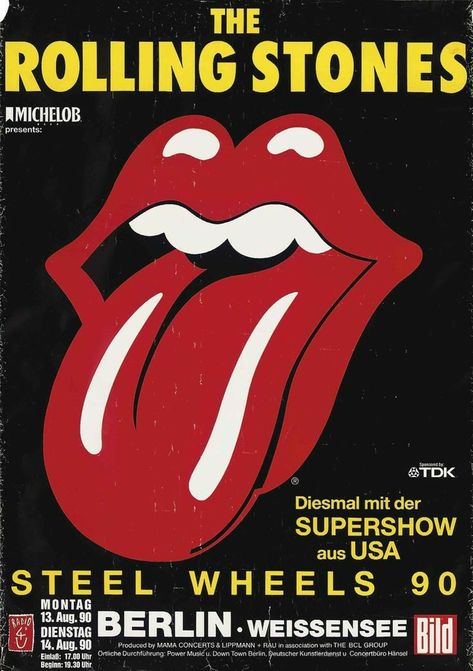 Rolling Stones Poster, Rolling Stones Concert, Music Ads, Rs Logo, Stone Wall Art, Rock Band Posters, Vintage Music Posters, Buku Harry Potter, Band Poster