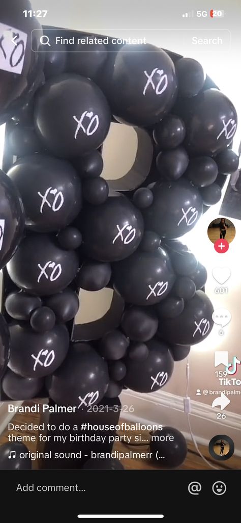 The Weekend Themed Birthday Party, The Weekend House Of Balloons Party, The Weekend Birthday Theme, House Of Balloons Party, The Weeknd Birthday, House Of Balloons, 19th Birthday, Weekend House, The Weeknd