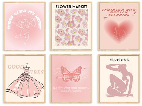 QIAOMICS Pink Wall Art Prints,Abstract Matisse Wall Decor Aesthetic,Boho Exhibition Posters Wall Art Gallery Pictures for Bedroom,Living Room(8×10 Unframed) #ad #cleangirl #wallpaper #cleangirlwallpaper #girly #feminine #pink #pinkwallart #walldecor #bedroompicture #pinkaesthetic #pinkroom #roomdecor #cleangirlessentials #essentials Art Gallery Pictures, Pink Wall Art Prints, Pictures For Bedroom, Bloxburg Decals Codes Aesthetic, Wall Decor Aesthetic, Free House Design, Bloxburg Decals Codes Wallpaper, Exhibition Posters, Pink Wall Decor