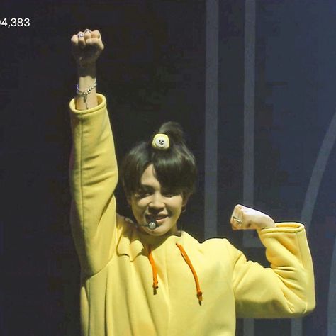 Jimin with his chimmy ponytail uwu Jimin Birthday, Jimin Selca, Army Love, Park Jimin Cute, Park Jimin Bts, Fan Fiction, Prom Party, Bts Memes, Mochi