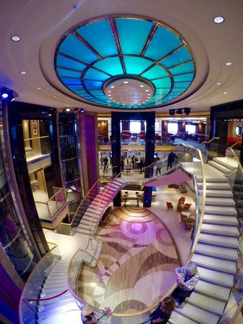 Cruise ship review: P&O Cruises Ventura post 2018 refit - The Cruise Blogger | Cruise Blog Laguna Pools, Ship Interior, Oasis Pool, Luxury Cruise Ship, P&o Cruises, Beach Combing, New Carpet, My Thoughts, Glass House