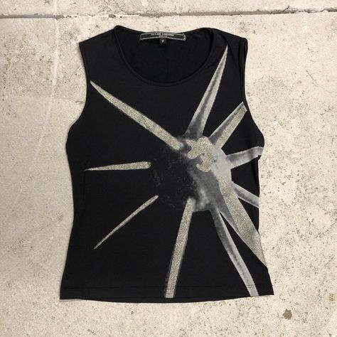 🛑 SOLD 🛑 Y2K Cyber Rave Punk Spikey Ellus Limited Avant Garde Designer Tank Top Cropped Size: S Condition: Good Condition (No Noticeable Flaws) Cost: $37.5 + Shipping Measurements: ⭐️ Length: 47cm ⭐️ Pit to Pit Width: 36cm ⭐️ Sleeve Length: / *Send me a PM if interested, I’ll send you my banking details and will hold for 12 hours! *Feel free to chuck us questions/queries/offers our way! #y2k #thrift #secondhand #grunge #bohemian #thrifted #fashion #indie #punk #clothing #baddie #streetwea... Punk Tank Top, Grunge Bohemian, Indie Punk, Y2k Thrift, Thrifted Fashion, Y2k Tank Top, Y2k Tank, Punk Clothing, Top Cropped