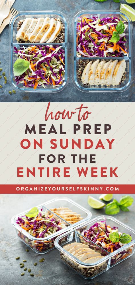 Start Meal Prepping, Food For The Week, Family Meal Prep, Clean Meal Prep, Meal Prep Tips, Prep Food, Weekly Meal Prep, Meal Prep For Beginners, Meal Prep Plans