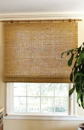 Natural Woven Flat Fold Shades Matchstick Blinds, Natural Blinds, Blinds For Windows Living Rooms, Beautiful Blinds, Best Blinds, Bamboo Curtains, Blinds Design, Bamboo Blinds, Bamboo Shades