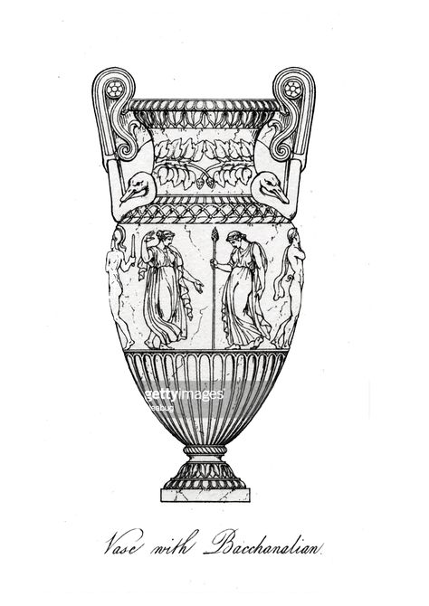 Greek Urn Tattoo, Ancient Vase Tattoo, Greek Vase Tattoo Design, Roman Vase Tattoo, Roman Art Tattoo, Lyre Tattoo, Ancient Rome Tattoo, Archaeology Tattoo, Greek Vase Tattoo