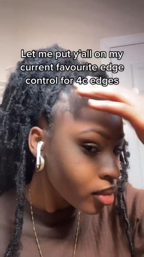 Edges Tutorial, 4c Edges, Unique Hair Clip, Edges Hair, Faux Locs Hairstyles, 4c Hair, Girls Hairstyles Braids, Natural Hair Styles Easy, Black Hair Care