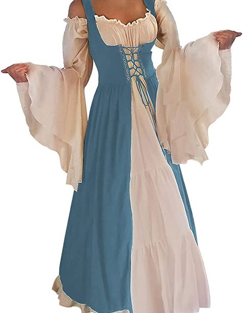 Masquerade Party Dresses, Fair Outfits, Fest Outfits, Chemise Dress, 파티 드레스, Over Dress, Medieval Costume, Medieval Dress, Stunning Gowns