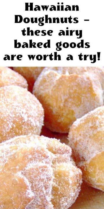 Hawaiian Doughnuts - these airy baked goods are worth a try! - TASTYDONE Malasadas Recipe Hawaii, Malasadas Recipe, Hawaiian Dessert Recipes, Homemade Doughnut Recipe, Homemade Baked Donuts, Doughnut Recipe Easy, Homemade Donuts Recipe, Homemade Doughnuts, Baked Donut Recipes