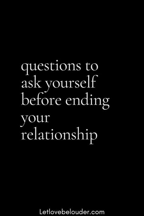 Ending a Relationship: These Reasons Speak Why As with any partnership, the reasons for ending a relationship are individual. Above all, one question hangs over every relationship: Do I want to spend the rest of my life with this person and am I happy with it? The most important signs emerge from this fundamental question. If you don’t see a future with your partner or are unhappy, there are many arguments in favor of a breakup.