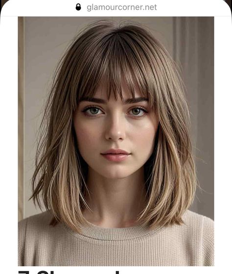 Poni Haircut, Blonde Bob With Bangs Round Face, 60s Style Haircut, Lobs With Side Bangs, French Lob With Curtain Bangs, Side Bangstyle Hair Short, Fringe With Glasses Haircuts, Long Bob With Curtain Bangs Round Face, Short Hair Bangs Straight