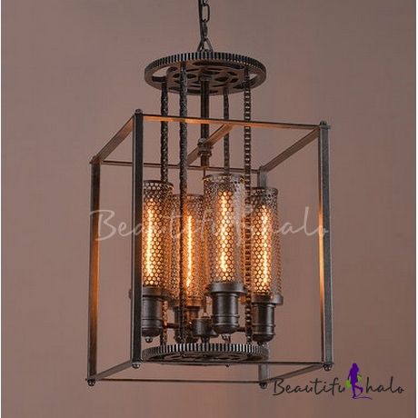 I like this. Do you think I should buy it? Industrial Pendant Lamps, Iron Pendant Light, Indoor Chandelier, Square Shades, Iron Pendant, Style Loft, Lampe Decoration, Metal Pendant Light, Industrial Pendant Lights