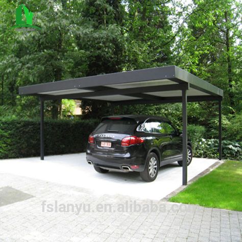 Carport Makeover, Car Porch Design, Aluminum Carport, Modern Carport, Diy Carport, Metal Barn Homes, Pergola Carport, Car Port, Carport Garage