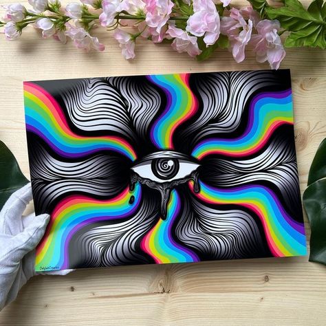 Trippy 3d Art, Trippy Pastel Art, Trippy Alien Art, Trippy Drawings Colorful, Trippy Character Art, Phsycadellic Art Trippy, Trippy Art Ideas Easy, Cool Art Paintings Trippy, Trippy Art Ideas