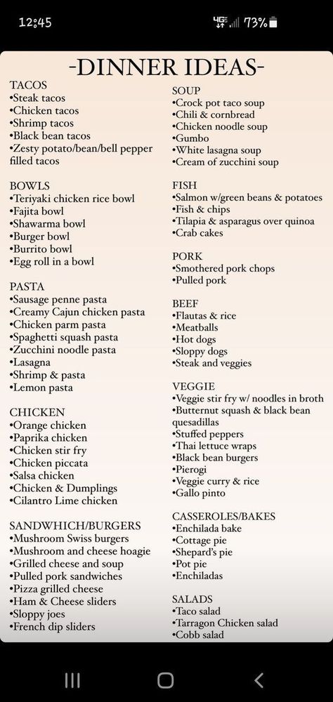 Dinner List Ideas Menu Planning, Meal Planning Menus, Family Meal Planning, Easy Healthy Meal Prep, Menu Planning, Healthy Meal Prep, Meal Plans, Meals For The Week, The Menu