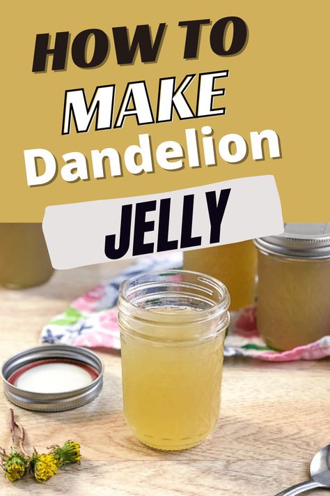 Do you think those dandelions growing in your yard are just weeds? Think again! Dandelions actually are very tasty! Learn how you can take dandelions from your garden and make dandelion jelly! How To Harvest Dandelion, Harvesting Dandelion, Clover Jelly, Dandelion Jelly Recipe, Flowers Recipes, Easy Canning, Crunchy Mama, Canning Food, Dandelion Tea