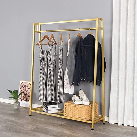 Wooden clothes rack