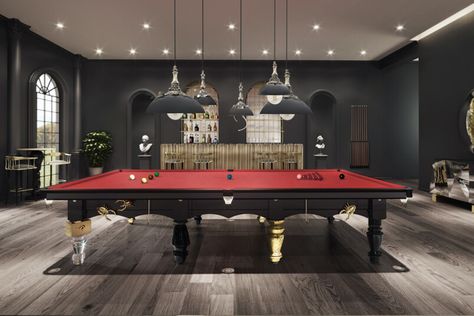 Room by Room - Boca do Lobo Exclusive Design Furniture Snooker Room, Snooker Table, Designer Upholstery Fabric, Hotel Interior Design, Exclusive Furniture, Virtual Design, Modern Armchair, Hotel Interior, Furniture Inspiration