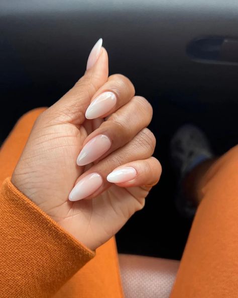 Bridal Manicure, Baby Boomers Nails, French Fade, Milky Nails, Celebrity Nails, Pink Ombre Nails, Cute Summer Nails, Almond Nail, Girls Nails