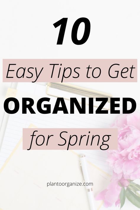 Organization Ideas Spring, Spring Cleaning Checklist Declutter, Spring Cleaning Checklist For Bedroom, Spring Clean Checklist, Spring Organization, Space Saving Hacks, Desk Organization Diy, Holiday Organization, Organizing Paperwork