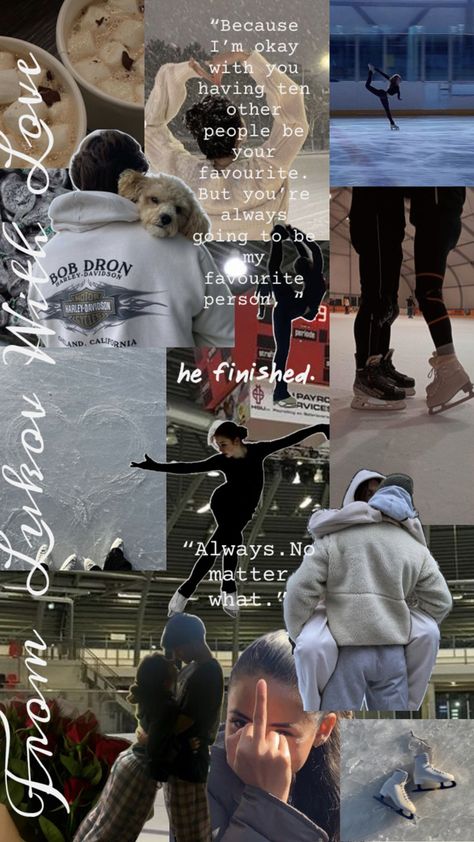 🧊 ⛸️ 🥀 With Love From Lukov, Lukov With Love Aesthetic, From Lukov With Love Aesthetic, Aesthetic Ice Skating, Ivan And Jasmine, Pelo Aesthetic, With Love Aesthetic, Ivan Lukov, Jasmine Santos