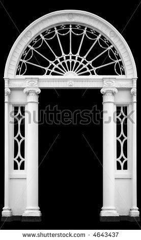 Georgian Fanlight, Georgian Colonial, Georgian Doors, Dublin House, Ionic Column, Georgian Architecture, Trellis Design, Georgian Homes, Hotel Design