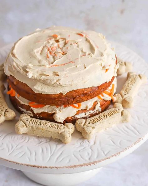 Peanut Butter Carrot Dog Cake, Dog Carrot Cake Recipe, Carrot Cake For Dogs, Cakes For Dogs Recipe, Carrot Dog Cake, Easy Dog Cake, Doggie Birthday Cake, Dog Cake Recipe, Cake For Dogs