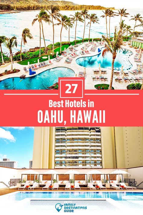 Want to see the best hotels in Oahu, HI? We’re FamilyDestinationsGuide, and we’re here to help: From incredible luxury hotels and resorts, to nice budget hotels with a view, discover the BEST hotels to stay in Oahu - so you get memories that last a lifetime! #oahu #oahuhotels #hotelsinoahu #besthotelsinoahu #hotelstostayinoahu Hotels In Hawaii, Hawaii Vacation Tips, West Coast Travel, Hawaii Hotels, Honeymoon Hotels, Family Hotel, Best Honeymoon, Family Destinations, Luxury Retreats