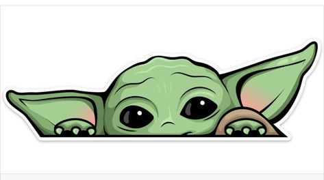 Yoda Sticker, Fun Gift Ideas, Cha Ching, Star Wars Stickers, Sticker Baby, May The 4th, May The 4th Be With You, Dessin Adorable, Anime Stickers