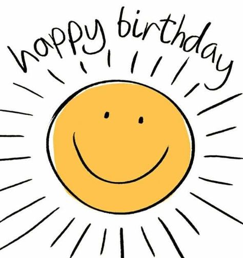 Lavender Cartoon, Simple Happy Birthday Wishes, Sunshine Pictures, Happy Birthday Sunshine, Happy Birthday Hearts, Happy Clipart, Birthday Greetings Friend, Smiling Sun, Birthday Cartoon