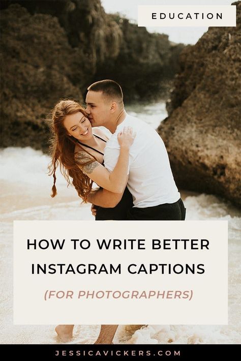 How To Write Better Instagram Captions (For Photographers) | jessicavickers.com Captions For Photographers, Senior Captions, Photography Captions, How To Write Better, Captions For Couples, Wedding Captions For Instagram, Wedding Captions, Funny Instagram Captions, Write Better