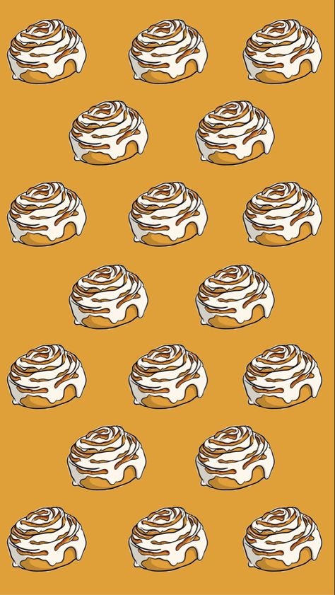 Cinnamon Rolls Logo Design, Cinnamon Rolls Drawing, Cinnamon Rolls Wallpaper, Cinnamon Roll Tattoo, Croissant Wallpaper, Venezuela Wallpaper, Iphone Wallpaper Food, Cinnamon Roll Wallpaper, Cinnamon Rolls Aesthetic