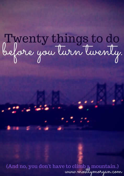 As a teenager, my twenties seem so far away. But in reality they are creeping up on me faster than I would like! So I came up with a list of twenty things to do before I turn twenty - are any of these goals on your bucket list? College Bucket List, Bucket List Holidays, Bucket List For Teens, Turning 20, 100 Things To Do, Adventure Bucket List, Bucket Lists, Teen Life, College Fun