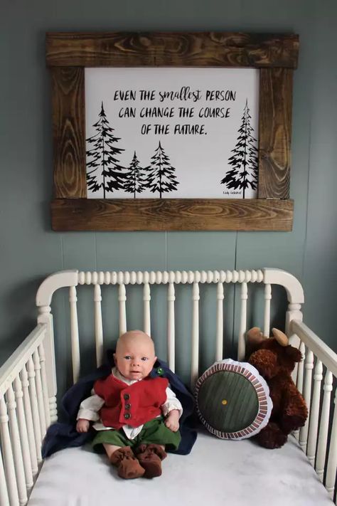 Our little hobbit - yes, he needs hair (follow-up on my post from 3 months ago) - Imgur Hobbit Aesthetic Home, Hobbit Aesthetic, Aesthetic Home Decor Ideas, Nursery Room Design, Aesthetic Home Decor, Nursery Room Inspiration, Baby Room Design, Nursery Baby Room, Aesthetic Home