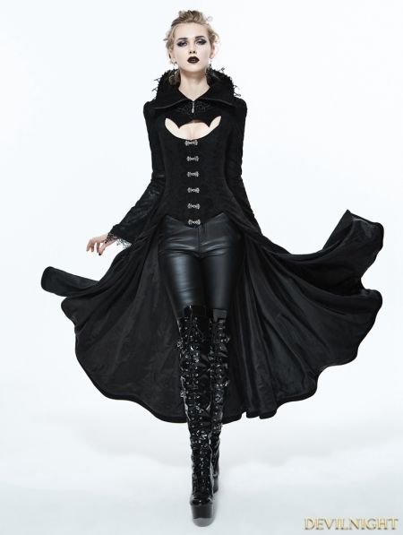 Dark Vampire, Odd Fashion, Vampire Clothes, Womens Dress Coats, Queen Style, Rock Style Clothing, Outwear Fashion, Vampire Queen, Look Rock