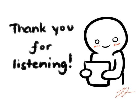 'Thank you for listening' card by LyraEri on DeviantArt Funny Powerpoint Memes, Background Ppt Thank You, Thank You Template Powerpoint, Thanks For Listening Quotes, Aesthetic Thank You For Ppt, Do You Have Any Questions Image, Thank You Wallpaper Powerpoint, Thank You For Listening Quotes, Meme Thank You