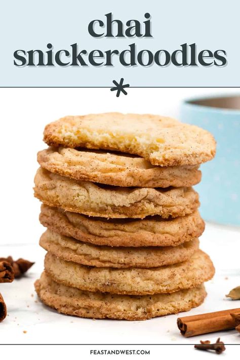 Sugar and spice and everything nice — that’s exactly what chai snickerdoodle cookies are made of. This lovely little fall inspired treat is the best twist on a classic snickerdoodle. https://feastandwest.com/cardamom-black-pepper-snickerdoodles/ Christmas Snickerdoodle Cookies, Chai Snickerdoodles, Snickerdoodles Recipe, Frozen Drinks Alcohol, Quick Cookies Recipes, Breakfast Cocktails, Quick Cookies, Snickerdoodle Cookies, Tea Biscuits