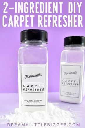 2 Ingredient Carpet Refresher ⋆ Dream a Little Bigger Homemade Carpet Powder, Carpet Refresher, Homemade Laundry Detergent Liquid, Carpet Powder, Carpet Deodorizer, Carpet Freshener, Homemade Cleaning Supplies, Diy Scent, Natural Carpet