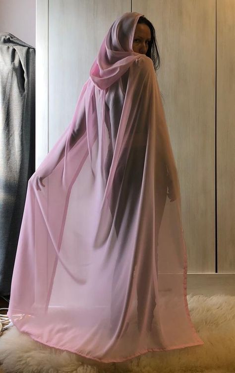 Cape With Hood, Wedding Cloak, Cape Wedding, Pink Cape, Silk Cape, Damir Doma, Wedding Cape, Hooded Cape, Hooded Cloak