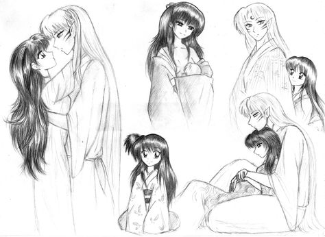 random fluff by Teela-akimako-cz on deviantART Inuyasha Sesshomaru, Rowan And Aelin, Inuyasha Cosplay, Rin And Sesshomaru, Don't Bother Me, Seshomaru Y Rin, Inuyasha And Sesshomaru, Mini Comic, Living Dolls