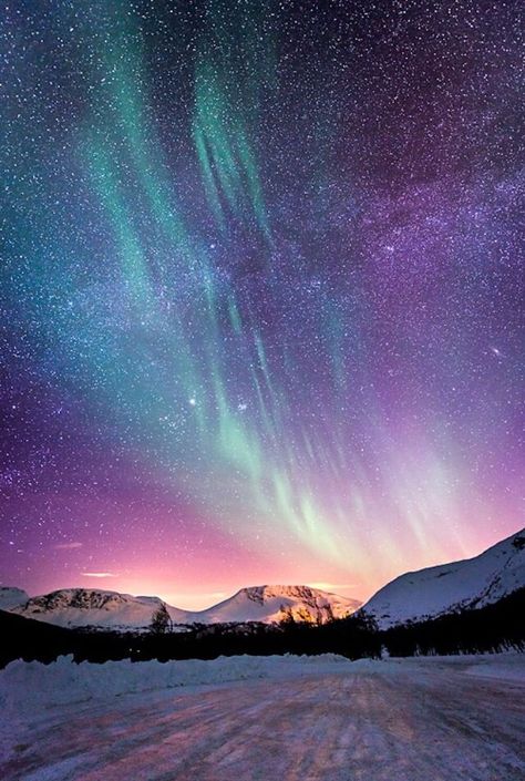 Aurora Lights, Photography Inspiration Nature, Futurisme Retro, Aurora Borealis Northern Lights, The Night Sky, Beautiful Sky, Pretty Places, Aurora Borealis, Beautiful World