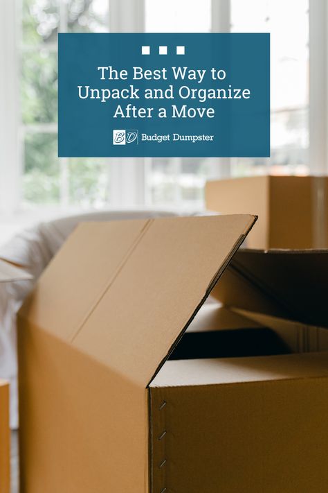 For most of us, the only thing more stressful than packing for a move is unpacking after a move. But what if it didn’t have to be? We rounded up expert tips to create an easy six-step process for how to unpack and organize your house after moving. How To Unpack After Moving, Unpacking After Moving, Unpacking Tips, Packing For A Move, Moving Essentials, Organizing For A Move, Small Vacuum, Moving Truck, Project Organization