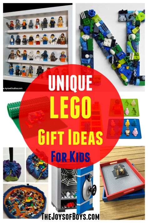 I LOVE this list!  My kids love LEGO and these unique LEGO gift ideas would be perfect for Christmas or birthdays. Lego Gift Ideas, Lego Gift, Money Gift Ideas, Inexpensive Diy Gifts, Lego Gifts, Lego Lovers, Unique Gifts For Kids, Gift Ideas For Kids, Lego Craft