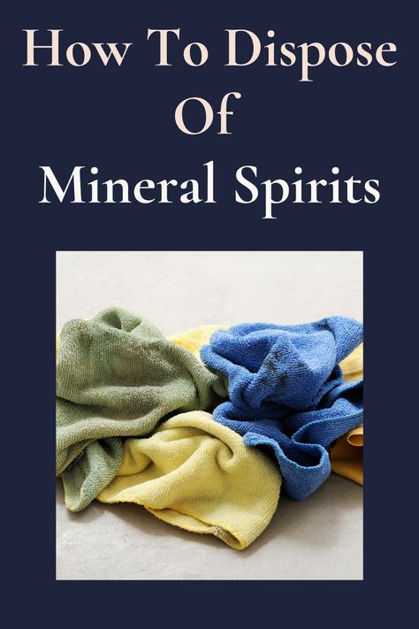 Mineral spirits are a commonly used solvent in many industries. If you have some leftover mineral spirits, it's important to know how to dispose of them safely and properly. Here's a guide on how to do just that. Thanks for reading! How To Dispose Of Spell Remains, How To Dispose Of Paint, How To Remove Pet Oder, Denatured Alcohol Uses Cleaning, Remove Paint From Carpet, Remove Acrylic Paint, Hazardous Waste, Painting Carpet, Paint Thinner