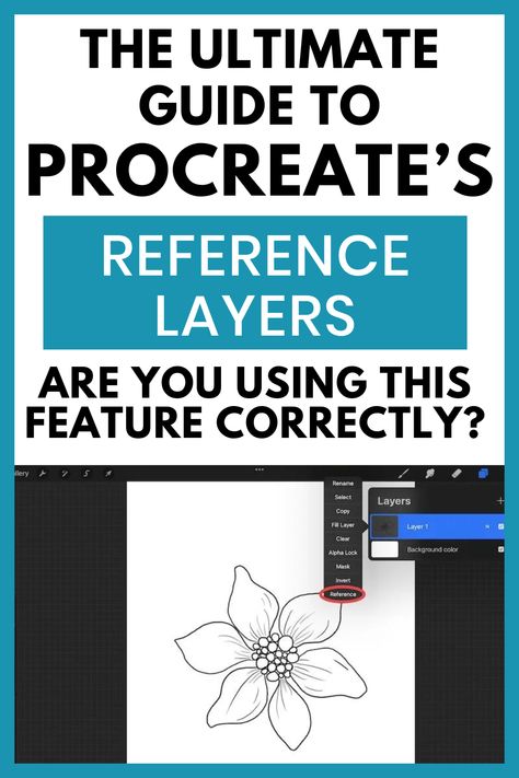 How to Use Procreate's Reference Layers! Procreate Tutorial! Using reference layers in Procreate are so helpful for creating digital art, but they are often overlooked. In this Procreate lesson, learn how to use reference layers to make your digital art pop. Whether you're a beginner looking for Procreate lessons, or an advanced user looking for Procreate tips and tricks, this Procreate technique will make you want to grab your iPad to create some digital art! Ipad Art Tutorials, Procreate Cheat Sheet, Procreate Ipad Tutorials For Beginners, Procreate Tips And Tricks, Procreate Beginner Tutorials, Procreate Techniques, Procreate Lessons, Layers In Procreate, Procreate Tricks